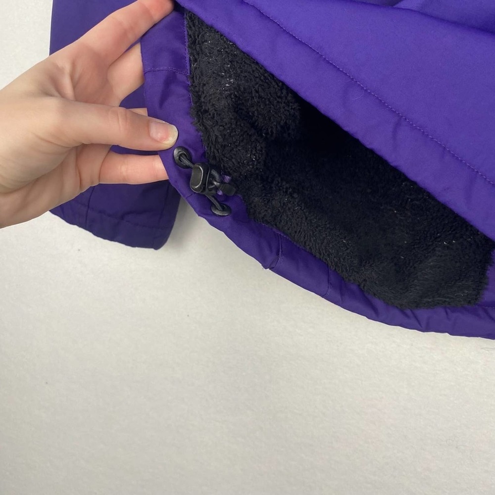 L.L.Bean Women's Small Purple Fleece Lined Hooded Zip Up Winter Jacket Coat‎ - Picture 5 of 14